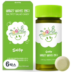 샐팁27 샐러드 캔디 채소 과일 야채 BVF혼합물 2 000mg, 6박스, 30정