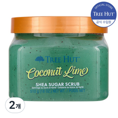 트리헛 시어 슈가 바디 스크럽 코코넛라임, 2개, 510g