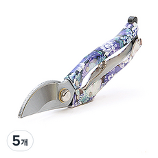 ZIO-BIZ 꽃가위 원예가위 퍼플 / 원예용가위 꽃가위 분재가위 꽃꽂이가위 쪽가위 정원용품 다목적가위 원예용품, 5개