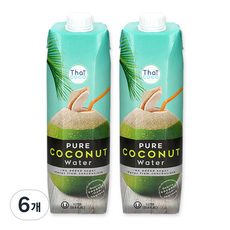 타이코코 100% 코코넛워터, 1L, 6개