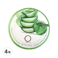 오즈 프리미엄 수딩젤 센텔라 아시아티카 (시카) 99% 선물용, 4개, 300ml