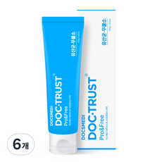 닥스메디 닥트러스트 프로엔프리 유산균 무불소 치약, 6개, 100g