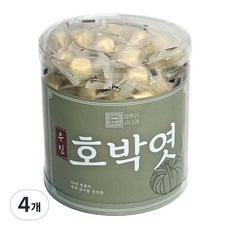 프리미엄 호박엿 대용량 전통 수제엿, 600g, 4개
