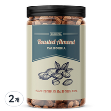 신서리티 캘리포니아 로스팅 아몬드 100%, 2개