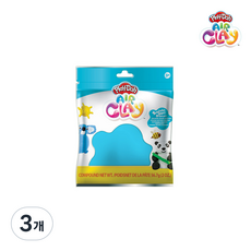 플레이도 에어클레이 2온즈 (8색상 선택), 3개, 블루