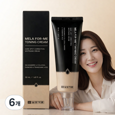 이룸 밸런스 일양약품 멜라포-미 토닝크림 멜라포-미 기미잡티 검버섯 색소침착 피부톤개선 화이트닝크림 미백기능성 50ml, 6개