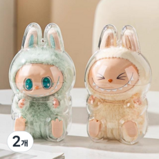 르포티 라부부 보호 커버 투명 고품질 케이스, 2세대, 2개