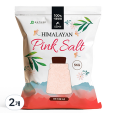 소금자리 히말라야 가는 핑크솔트, 2개, 5kg