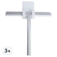 하우스팡 실리콘 욕실 화장실 모노 스퀴지 청소도구 물기제거기, 화이트, 3개, WHITE
