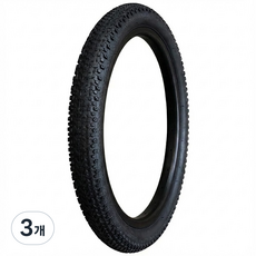 탑모아 켄다 타이어 20인치 K1177 산악형 고급 아동용 자전거 타이어 47-406, 3개