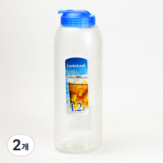 락앤락 PET 냉장고 물통 도어포켓 주방 식당 업소용 페트 물병, 1.2L, 2개