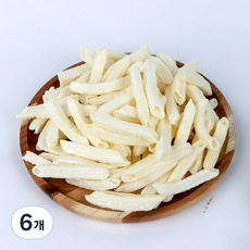 [한 입에 바삭!] 20년전통 뻥튀기곡물나라 길쭉한 감자뻥 오리지널 감자칩 감자 스낵 추천 바삭한 감자 과자, 6개, 140g