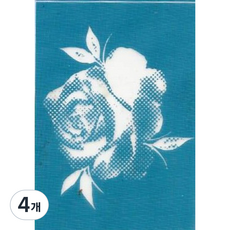 재사용 가능한 지워지는 셀프 헤나타투 도안 M-61~72, 4개, M-72