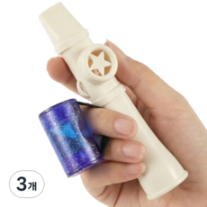 스내피 카주 악기, 3개, 화이트, MK-01 3개, 화이트, MK-01
