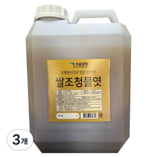 쌀조청물엿, 3개, 5kg