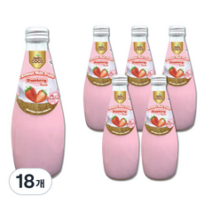델타코코 딸기맛 코코넛밀크 드링크, 18개, 290ml