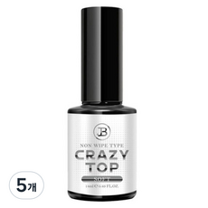 TIARA 논와이프 크레이지 오버레이 탑 젤, 소프트, 14ml, 5개