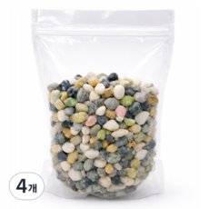 인테리어 조경돌 화분돌 보석 자갈, 990g, 4개