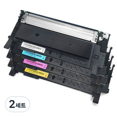 모노테크 삼성 호환토너 세트 CLT-K404S, 4색, 2세트