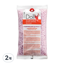 Doll 브라질리언 왁싱 하드왁스 보라색 티타늄, 800g, 2개