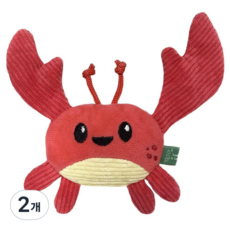 잇츠K 펫토이 강아지 장난감, 2개, 게