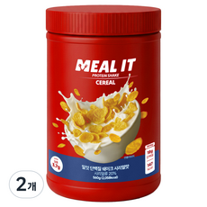 밀잇 식단관리 단백질 쉐이크 시리얼맛, 2개, 560g