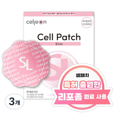 셀레온 피부에 붙이는 리포좀 셀패치 슬림패치 저자극 가르시니아 바나바잎추출물 다이어트 혈당관리 비타민 패치 14매입, 3개