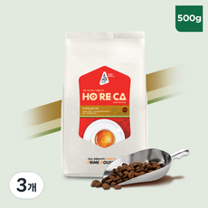 호레카 프리미엄 골드커피 500g, 홀빈 (분쇄안함), 3개
