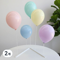 멀티 풍선 스탠드 자유배치형 파티 풍선 거치대, NONE, 2개