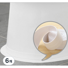 라이프픽 욕실 변기 싱크대 곰팡이 틈새 방지 테이프, 6개