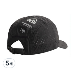 OLB 숏챙 러닝 런닝 등산 캠핑 스포츠 마라톤 모자, 검정, 5개