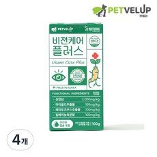 산양삼 유산균 비젼케어 플러스_펫벨업, 4개, 장건강/유산균, 100g