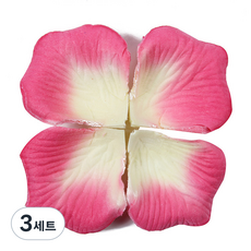 부직포 장미300 꽃잎 조화 플라워샤워 프로포즈 웨딩 장식 소품, 3세트, 12-핑크화이트300장
