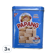 태국 과자 파팡 우유향 크림 필드 웨이퍼 / Thai Snack Papang Milk Flavor Cream Field Wafers, 3개, 350g