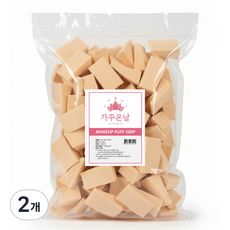가꾸온날 대용량 메이크업스펀지 삼각퍼프, 2개