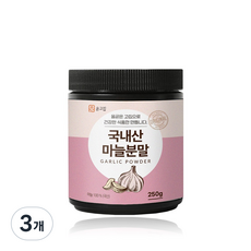 윤고집 국내산 마늘분말 가루, 3개, 250g