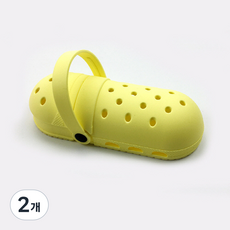 클로이영 슈즈 필통 만들기 꾸미기 신학기 방학 생일 어린이날 선물, 2개, 옐로우