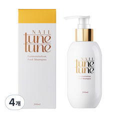 튠튠네일 발효 풋샴푸 세정을 통해 악취로 인한 불쾌함까지 냄새 컨트롤 최적화 튼튼하고 건강한 네일관리 필수 아이템, 200ml, 4개, 1개입