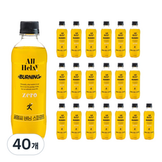 올헬씨 버닝 스파클링 제로, 40개, 340ml