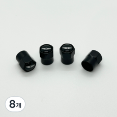 제네시스 타이어 밸브캡 [4P 세트] Genesis g70 g80 g90 gv60 gv70 gv80 호환품, 제네시스 - 블랙, 8개