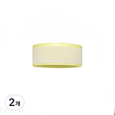 폭 2cm 투명해서 깔끔한 신형 사출 접착용 벨크로테이프, 흰색 보들이, 10미터 10롤, 2개