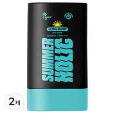 썸머홀릭 울트라 스포츠 선스틱 SPF50+ PA++++, 19g, 2개