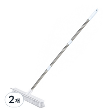 필굿리빙 2 in 1 롱 바닥솔, 2개, 화이트