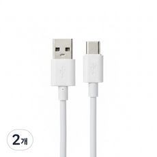 원그리드 USB 2.0 5A C타입 충전 케이블, 2개, 화이트, 1.5m 2개, 화이트, 1.5m