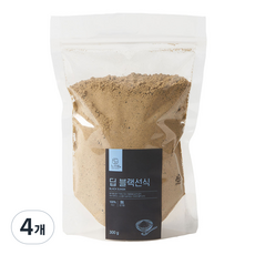 느으림 건강하게 두 번 볶은 딥 블랙선식, 4개, 300g