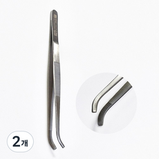 의료용 곡선 핀셋 14cm 드레싱 간호사 병원 의료 곡선형, 2개, 의료 곡선 핀셋 14cm