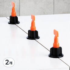 레벨웻지 로케이터 플라이어 교체가능 니들 핀 타일 레벨링 바닥 벽 타일 세라믹 스페이서, 2개, 레벨웻지50개 GD12300