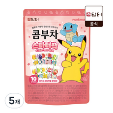 담터 포켓몬 콤부차 스타터팩, 5개, 10개입, 5g
