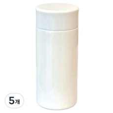 런치버스 316스텐 미니 보온보냉 텀블러, 5개, 200ml, 화이트