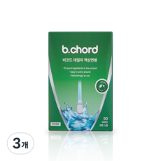 비코드 데일리 액상 면봉 귓속청결제, 3개, 50개입